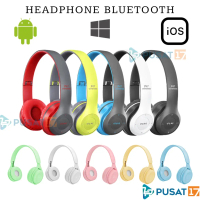 PUSAT17 HEADPHONE BLUETOOTH P47 Y08 MACARON PURE BASS / HEADSET BLUETOOTH PUBG MOBILE LEGEND GAME