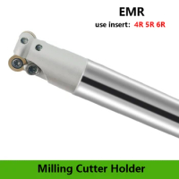 LIHAOPING EMR EMRW 4R 5R 6R Round Nose Milling Cutter Holder C20 C16 C25 150 CNC Machine Carbide Inserts RPMT RPMW End Mill Tool