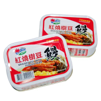 【花蓮縣農會】紅燒樹豆生鰻魚罐頭100gX2罐