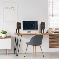 Desktop Speaker Stand for Desk Speaker, Bookshelf Studio Speakers Riser