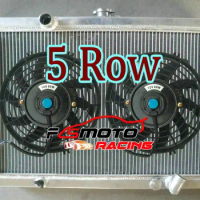 Aluminum Radiator For Mitsubishi Starion A18 Coupe 2.0 Turbo ECi A183A 4G63-T MT 1983-1989 &amp; OR With FAN