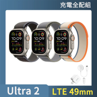 充電全配組 Apple Apple Watch Ultra2 LTE 49mm(鈦金屬錶殼搭配越野錶帶)
