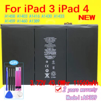 NEW 11560mAh Tablet Battery For iPad3 iPad4 A1458 A1403 A1416 A1430 A1433 A1459 A1460 A1389 With Tracking Number