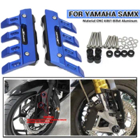 For Yamaha SMAX SMAX155 AEROX R Motorcycle CNC Aluminum mudguard side protection block front fender slider Accessories