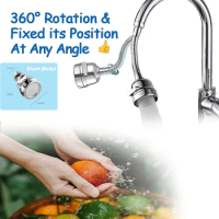 2/3 Modes Sink Faucet 360 Degree Adjustment Faucet Extension Tube Shower Water Saving Tap Universal Kitchen Gadgets Accessories