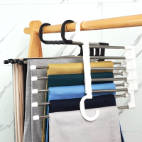 Multifunctional Pants Hanger For Clothes Rack Closet Organizer Adjustable Pants Storage Shelf Wardrobe Organizer Trouser Hanger
