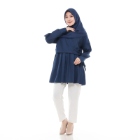 Aleya Top by Erdua | Atasan Toyobo Polos | Tunik Toyobo Ala Korea I Muslim Top Kekinian Wanita Basic