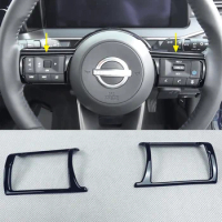 CHROME STEERING WHEEL BUTTON BEZEL TRIM COVERS FOR NISSAN NOTE E13 2021 2022 ACCESSORIES