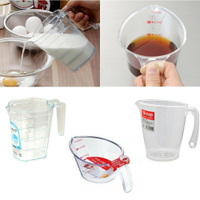 日本INOMATA透明刻度量杯｜量杯刻度杯烘培用具耐熱量杯塑膠量杯