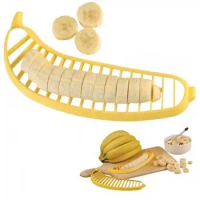 Banana slicer, fruit knife, fruit slicer, fruit salad, fruit platter, and divider