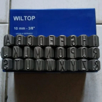 Huruf ketok / Letter punch 10 mm WILTOP (Germany)