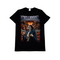 Rebellion Rose Tshirt REBELLION ROSE - Live in MentalitaFest Kain Katun Combed 24s Tebal Adem Lembut
