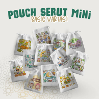MAURI - Pouch Serut Mini Spunbond Tebal Tas Souvenir THR Anak Lebaran & Ramadhan 2026 Wadah Angpao U