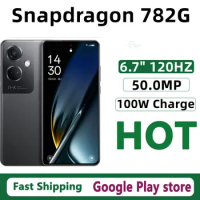 Original Oppo K11 Mobile Phone Snapdragon 782G Android 13.0 OTA Update 6.7" OLED 120HZ 100W Charge 50.0MP Camera 5000mAh