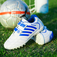 1213 รองเท้าฟุตบอลสำหรับเด็กรองเท้าฟุตบอลหัวเข็มขัดเมจิกสำหรับเด็กสำหรับเด็กชายและเด็กหญิง