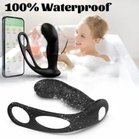 BUYGBR For App &amp; Remote Control Anal Butt Vibrator Prostate Massager