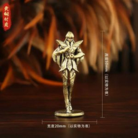 新款十二星座黃銅擺件射手座白羊座處女座聖鬥士星矢銅工藝品禮品黃銅-處女座擺件（8.23-9.22）