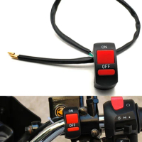 For Honda CB400SF CB1100 CB600F CB1000R CBR900RR Universal Motorcycle Handlebar Flameout Switch ON OFF Button For moto DC12V/10A