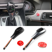 LED Gear Shift Knob With One-button Start Button Cover For BMW 1 3 5 7 x1 x5 E90 E91 E92 E93 E38 E39 E53 E81 E82 E84 E87 E88 Z4