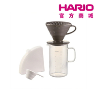 V60石墨灰咖啡量杯套組 BVD-3012-GR 咖啡濾杯 手沖套組 手沖濾杯【HARIO官方商城】