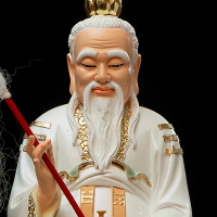 道教幻彩三清樹脂像佛像太上老君元始靈寶天尊居家工藝品桌面擺件