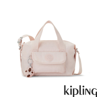 Kipling 莫蘭迪櫻草粉波士頓手提兩用包-BRYNNE