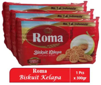 Biskuit Roma Kelapa Pack 300gr
