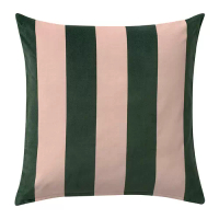 IDGRAN 靠枕套, 條紋/粉紅色 綠色, 50x50 公分