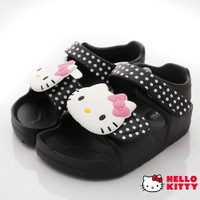 卡通-Hello Kitty2022超輕量一體成型涼鞋款-822527黑(中小童段)