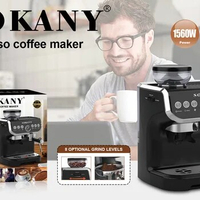 SOKANY6866 Italian coffee machine grinding steam 20bar Espresso Maker