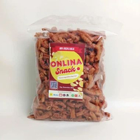 [ 500 gr ] Keripik Usus Pedas | Cemilan Viral usus super Pedas | Kripik Usus Crispy Spicy | Aneka Ce