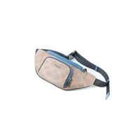 Tas COACH RACER BIG MONOGRAM BEIGE BLUE BROWN WAIST BAG 100% ORIGINAL 30X17X6CM
