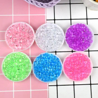40g Colorful flat fishbowl Beads for slime filler Fish Tank Decor Children kids DIY slime Accessories Supplies