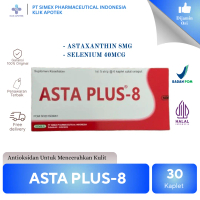 Asta plus | Astaxanthin 4 & 8 Mg - 1 Box isi 5strip @ 6kaplet | Astaxanthin 4mg | Membantu Memelihar