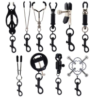 Weight Ball Nipple Clamps Weight Ball Bondage Gear Metal Clips For Nipples Adult Games Sex Toys For Women BDSM Toy Breast Orgasm