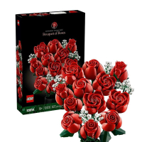 LEGO樂高10328玫瑰花束積木永生花高顏值拼搭玩具情人節禮物