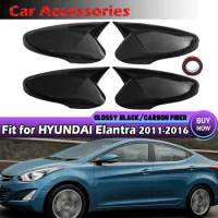 Side Wing Mirror Cover Fit For Hyundai Elantra 2011-2015 With Turning Signal Lamp Model Rearview Mirror Cap Trim Car Accessories