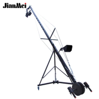 Jianmei Crane Boom XF64-4M Camera Rocker Crane Electric Pan Tilt Controller 360 Degree Rotary Stabilizer Portable