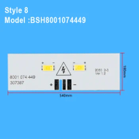 BSH8001074449 DC12V For Siemens Bosch Refrigerator Refrigeration Lighting LED Strip Parts