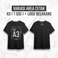 sablon kaos custom desain sendiri foto dan nama satuan sablon DTF