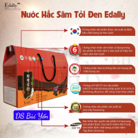 Hắc sâm tỏi đen bồi bổ cơ thể cải thiện giấc ngủ chính hãng Hàn Quốc Edally hộp 30 gói
