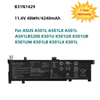B31N1429 Laptop Battery For ASUS A501L A501LX A501L A501LB5200 K501U K501UX K501UB K501UW K501LB K501LX K501L 11.4V 48Wh