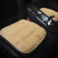 Car Seat Cushion Plush Driver Seat Cushion Non-Slip Vehicles Office Chair Home Car Pad Seat Cover