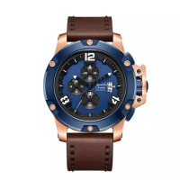 Alexandre Christie Alexandre Christie AC 6295 Rosegold Blue Brown MCLURBU