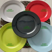 Piring Saji Bulat Ceper - Piring Lauk - Piring Ceper G310 Biru muda