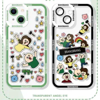 Anime Kawaii Bangbang Phone Case Iphone 15 14 13 Promax Plus Mini Pro Cartoon Bangbang and Yuzhi Phone Case Creative Girl Gifts