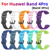 Strap For Huawei Band 4 Pro Watch Band Replacement Wrist Strap For Huawei Band 3/3 Pro Band 4Pro Silicone Bracelet Accessories