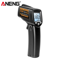 ANENG 三量高精度紅外線雷射溫度計 LCD背光 工業用測溫度 烘焙油溫雪櫃測溫槍