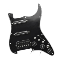 Electric Guitar Pickguard Pickup With Singlecut Wiring Loaded Prewired Guitar Pickguard For Fender Strat Guitar Easy Install