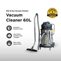 Krisbow 60 Ltr Vacuum Cleaner Wet & Dry